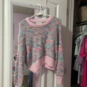 Colorful Knit Women's Sweater